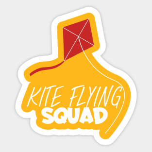 Kite flying squad Sticker